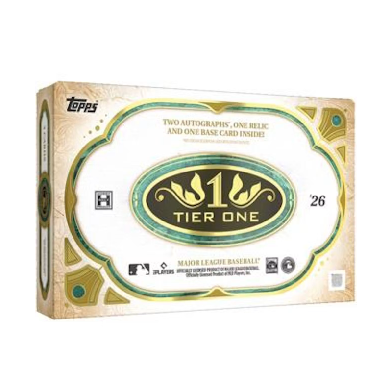 resizingforshopify-2026-06-15T161403.853.png 2026 Topps Tier One Baseball Hobby 12 Box Case - Image 1