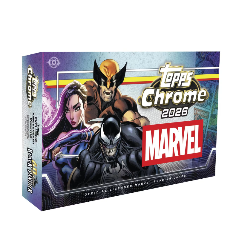 resizingforshopify-2026-06-23T122855.804.png 2026 Topps Marvel Comics Chrome Hobby 8 Box Case - Image 1