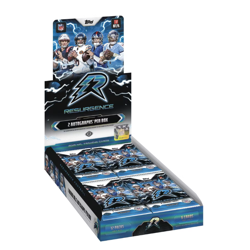 resizingforshopify-2026-07-16T125001.237.png 2025 Topps Resurgence Football Hobby 12 Box Case - Image 1
