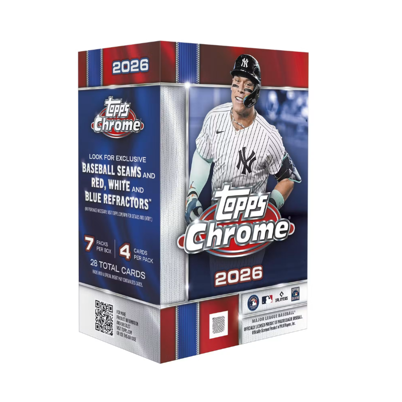 resizingforshopify-2026-07-20T113150.168.png 2026 Topps Chrome Baseball Blaster 40 Box Case - Image 1