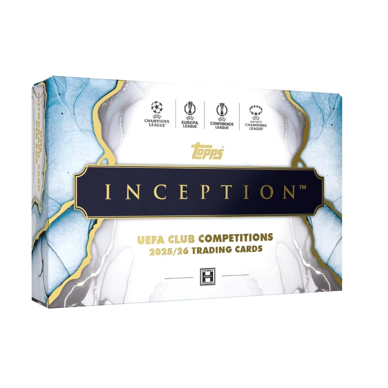 resizingforshopify-2026-07-23T155503.320.png 2025/26 Topps Inception UEFA Club Competitions Soccer Hobby Box - Image 1