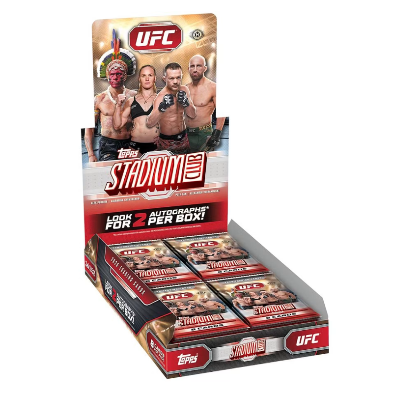 resizingforshopify-2026-07-30T141112.243.png 2026 Topps Stadium Club UFC Hobby Box - Image 1