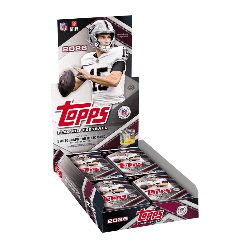resizingforshopify_21_9fdf92da-04c5-433a-aca1-e7a4ecaa9cc7.png 2026 Topps Flagship Football Hobby 12 Box Case - Image 1