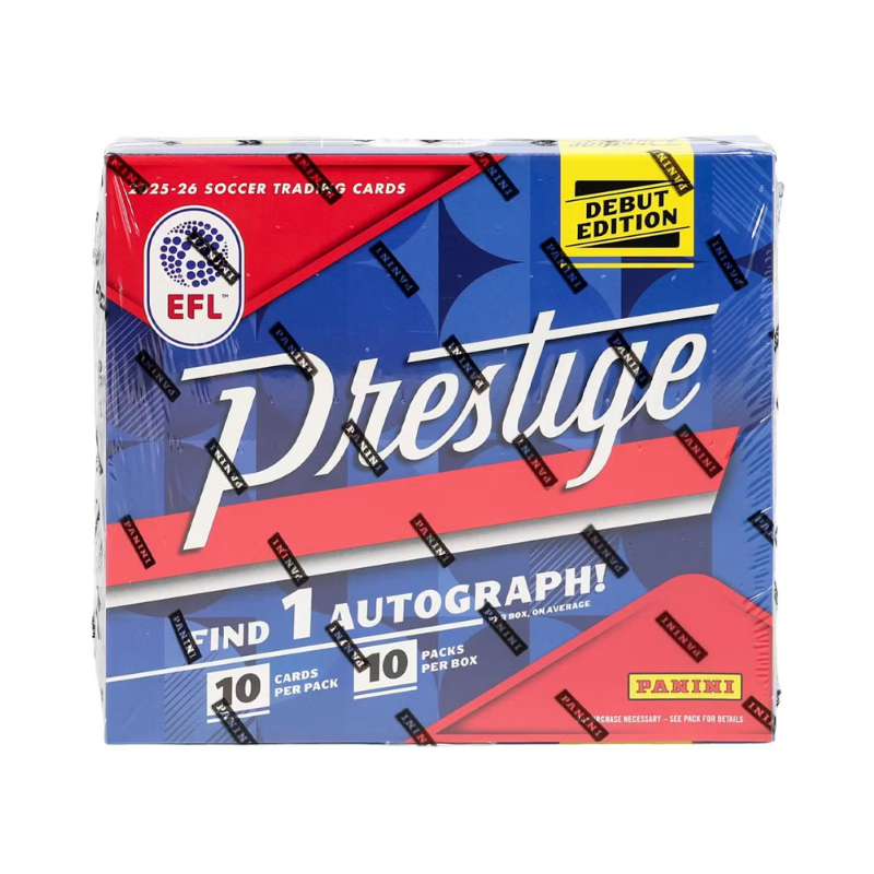 resizingforshopify_28fcdba5-6570-41ea-9417-30538729500d.png 2025/26 Panini Prestige EFL Soccer Hobby Preferred Box - Image 1