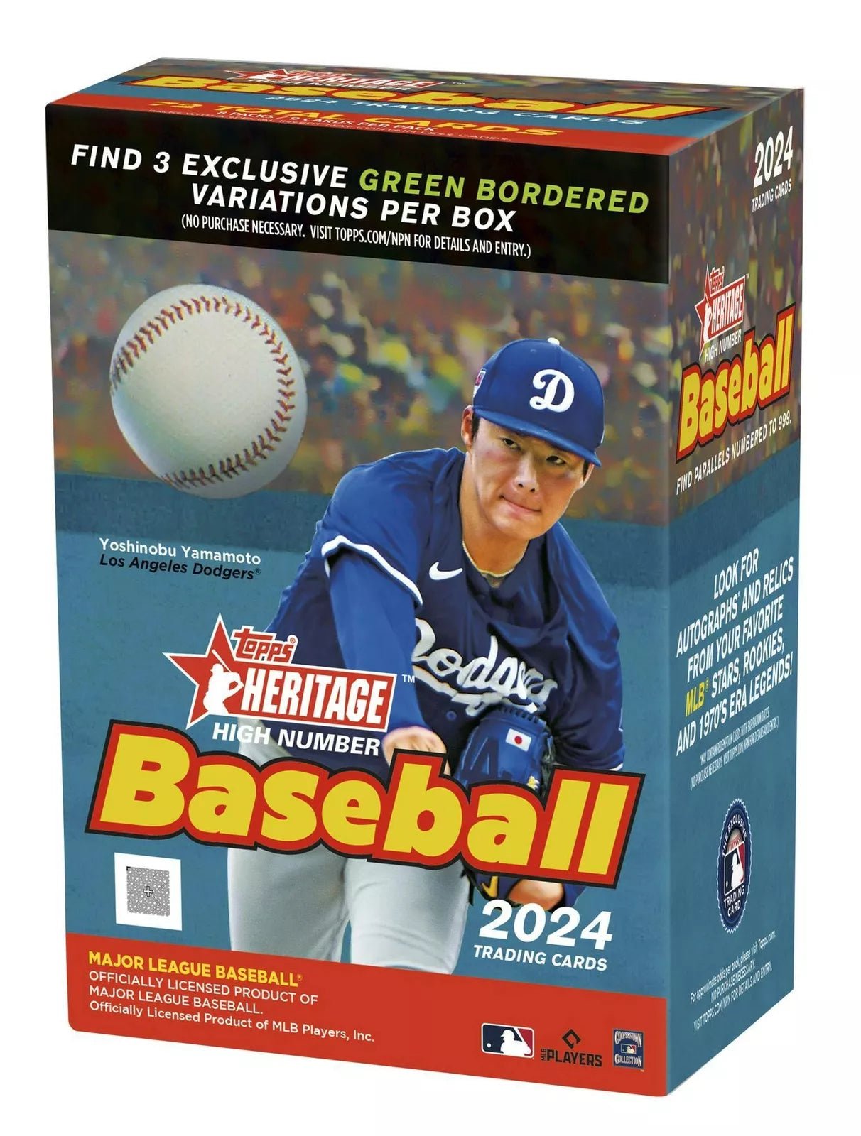 s-l1600_1_5d28990d-3fbe-44ff-8529-27e8d9b6a27f.jpg 2024 Topps Heritage High Number Baseball Blaster 40 Box Case - Image 1