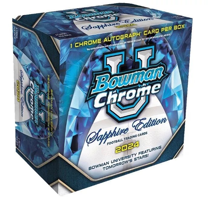 s-l1600_827e9433-e8a9-4df3-a49c-ba1a58f779b4.jpg 2024 Bowman Chrome University Football Sapphire Edition 10 Box Case - Image 1