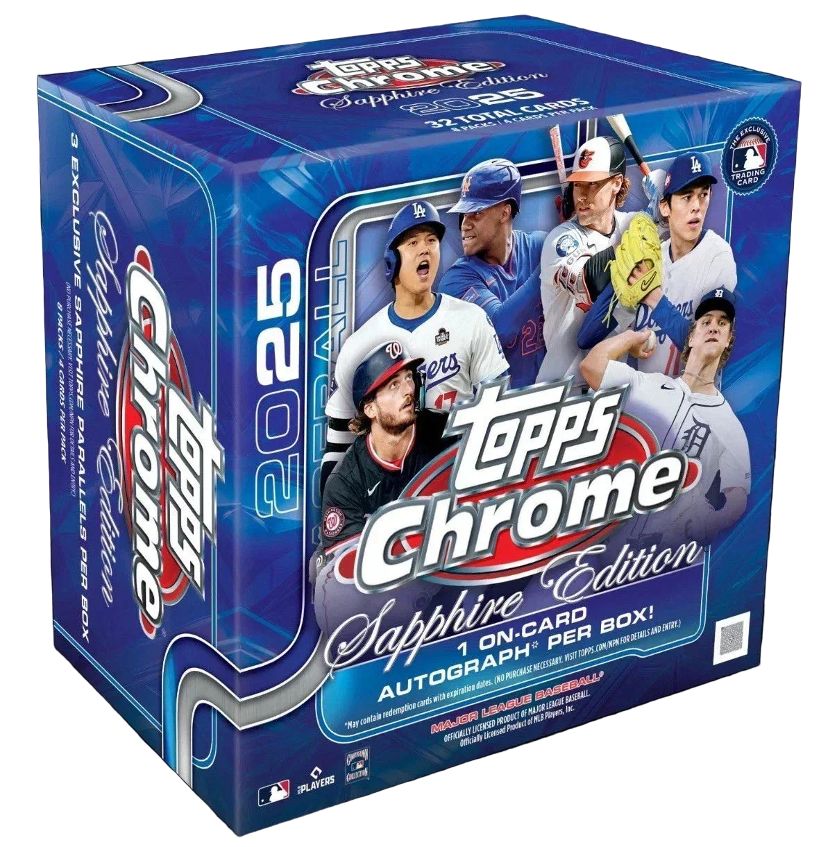 s-l1600_b9a6c707-3ea5-4bfe-8c46-a2f0f19c2aae.png 2025 Topps Chrome Sapphire Baseball Hobby Box - Image 1