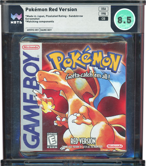 smc-1584867_front_96b14869-29fc-4ff0-8cdb-e0b8e0fccd73.png 1998 POKEMON RED VERSION SANDSHREW NINTENDO GAME BOY GB WATA 8.5 CIB - Image 1