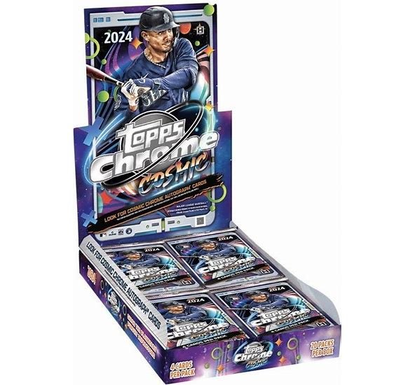 th_6867e44c-539e-4c66-975d-29c85dc0b293.jpg 2024 Topps Cosmic Chrome Baseball Hobby 12 Box Case - Image 1