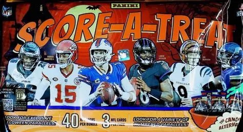 th_ee3117f6-db87-426a-9d96-cca87f73cc3c.jpg 2025 Panini Score-A-Treat Football 40 Pack Box - 20 Box Case - Image 1