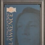 Trevor Lawrence 2023 Skybox Metal Universe Platinum Portraits Metallic Blue PSA 10