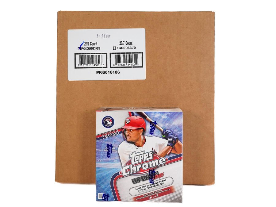 2025 Topps Chrome Update Series Baseball Mega 20-Box Case