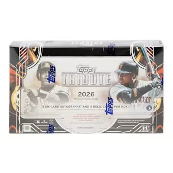 2026 Topps Tribute Baseball Hobby 4 Box Case